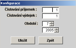 Nastavení programu : 3 Pro správnou funkce programu je zapotřebí dříve než se začne s programem pracovat nastavit potřebné parametry v oddíle "Servis" a "Tabulky". 1.