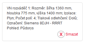 Elektro výzbroj Zvolte výkon transformátoru, který chcete do stanice umístit (160-2500kVA). Pokud jste již dříve určili prostor transformátoru, automaticky se vložily i kolejnice.