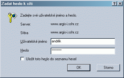 5. PŘIHLÁŠENÍ UŢIVATELE TYPU HZS KRAJE Uživatelské účty typu HZS kraje generuje prostřednictvím modulu Správa účtu správce účtů HZS kraje.