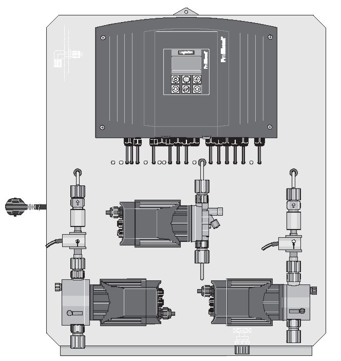 3.4 LegioZon řady LegioZon jsou jednotky kompletně sestavené a připravené k okamžité instalaci. Působivý čelní kryt současně brání neoprávněným osobám v zacházení s generátorem.
