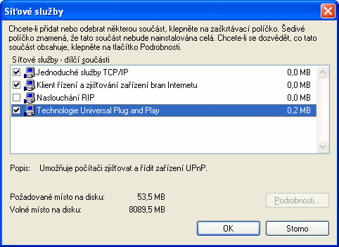 6. Klikněte na Next, abyste zahájili instalaci a pstupujte dle pkynů Windws průvdce. Systém se může dtazvat na riginální Windws XP CD-ROM.