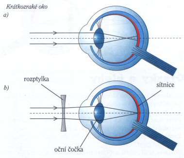 Optické vlastnosti oka.