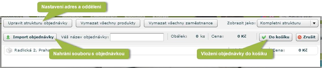 Editor objednávky jsme sloučili do jediné verze: MOJESODEXO.