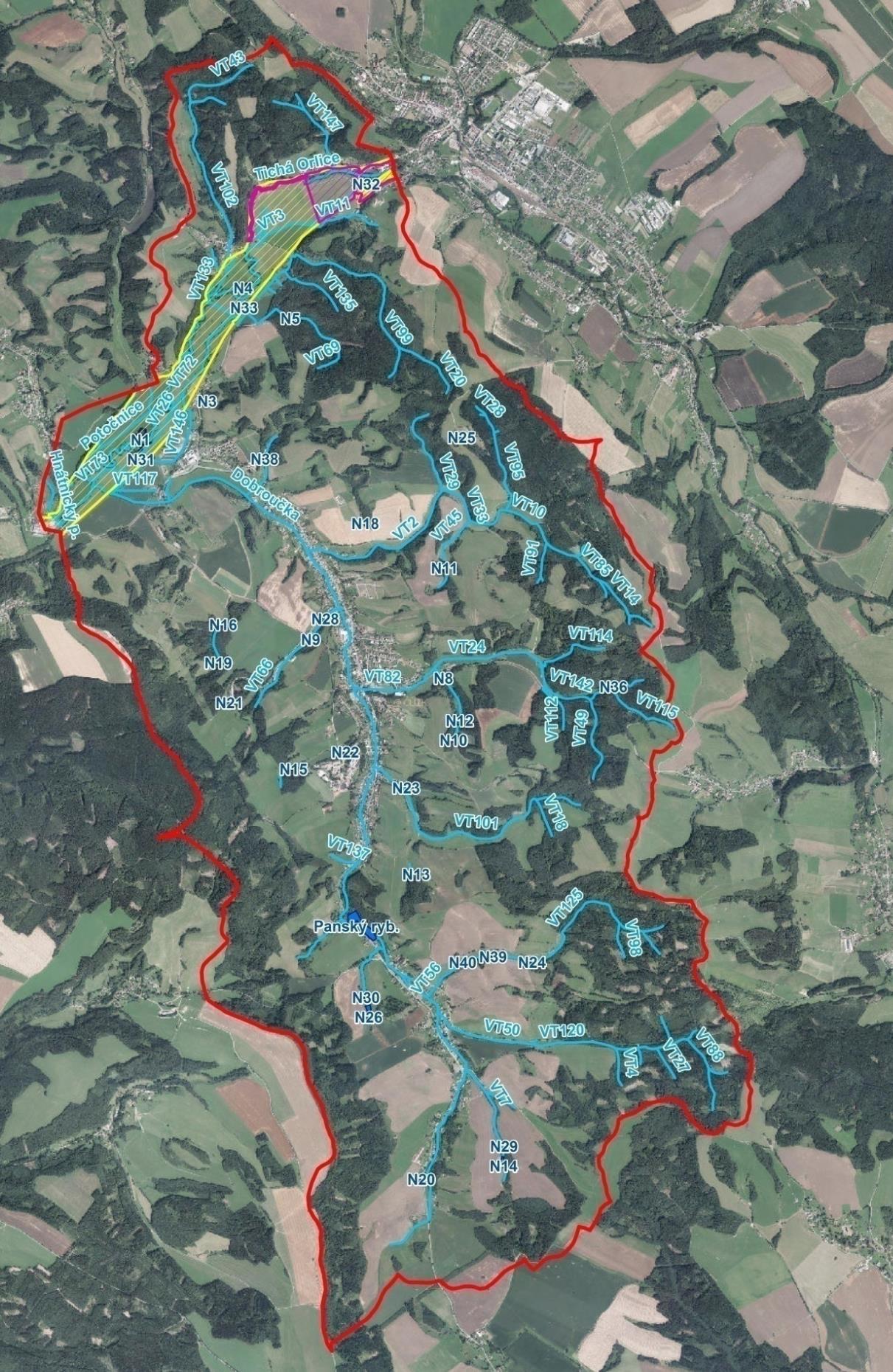 Obr. 7 Hydrografická