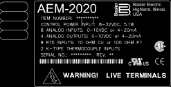 DECS-250 Digitální řídící systém buzení ExcitationControlSystem PŘÍSLUŠENSTVÍ, pokrač.
