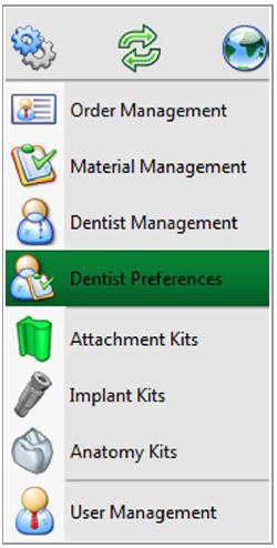 9.3 Preference zubních lékařů Aplikace Preference zubních lékařů vám umožňuje upravit parametry individuální náhrady pro každého lékaře zvlášť.