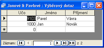 SQL Jak by vypadal SQL SELECT? SELECT Učitel.Učo, Učitel.Jméno, Učitel.