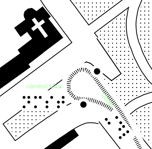 Obr. 3: Ukázka liniových značek 3.