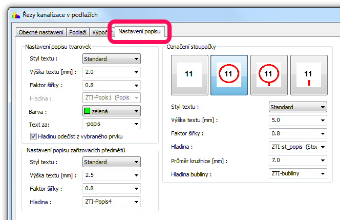 Automatické číslování Rychlý přístup k nastavení stylu číslování, parametrů textu atd. pomocí klávesy ENTER.