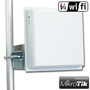 MIKROTIK: EapBoard 18dBi anténa + MikroTik RB411 + R52 (5GHz) Kompletní outdoorové klientské řešení vhodné i do zarušených oblastí s Mikrotik RB411, které prokazatelně ušetří Váš čas při montáži.