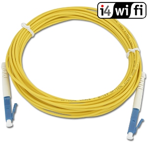 WaveCon: Optický patch cord 5 m LC/LC 9/125 simplex Optický patch cord (propojovací kabel) v délce 5 m, zakončený dvěmi LC konektory (simplex). Patch cord je určen pro singlemodová vlákna 9/125.