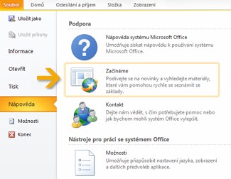 Začínáme s aplikací Outlook 2010 Pokud jste delší dobu používali aplikaci Microsoft Outlook 2003, budete chtít bezpochyby vědět, kde se v aplikaci Outlook 2010 nacházejí příkazy a tlačítka z panelů