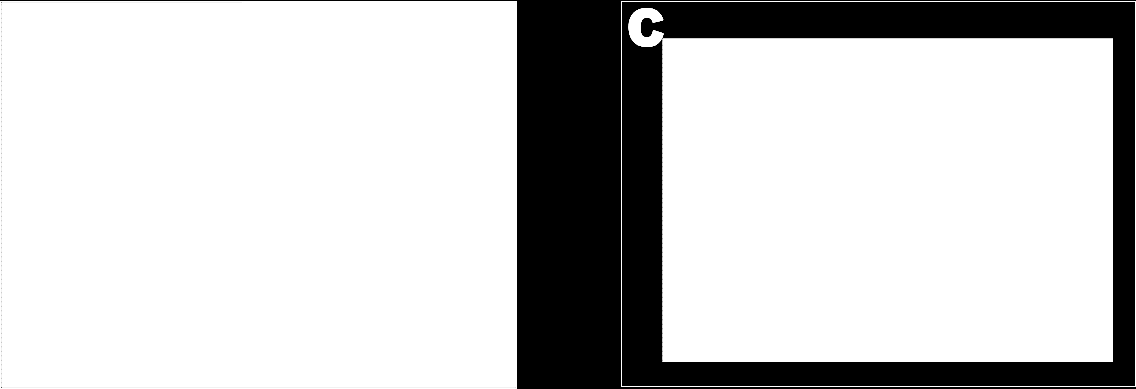 Obr. Rtuťovým meniskem modifikovaná stříbrná pevná amalgamová elektroda m-agsea (A), detail menisku (B) a schéma elektrody (C).