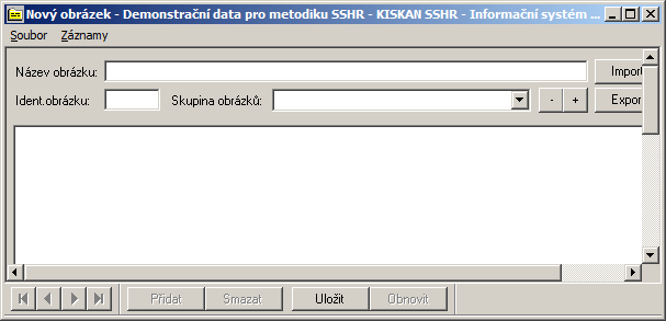 H.2.4 Vložení loga SSHR pro tisk příjemek a výdejek II. část - Metodické postupy pro práci s programem 1. Poklepejte na volbu Katalogy > Katalog obrázků v hlavní stromové nabídce.
