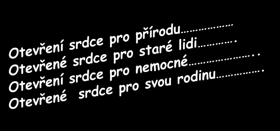 Ukážeme si malou lékárničku pro první pomoc a naučíme se ji používat. Předvedeme, jak se dělá umělé dýchání a řekneme si, kdy se používá. Naučíme se ošetřit menší rány.
