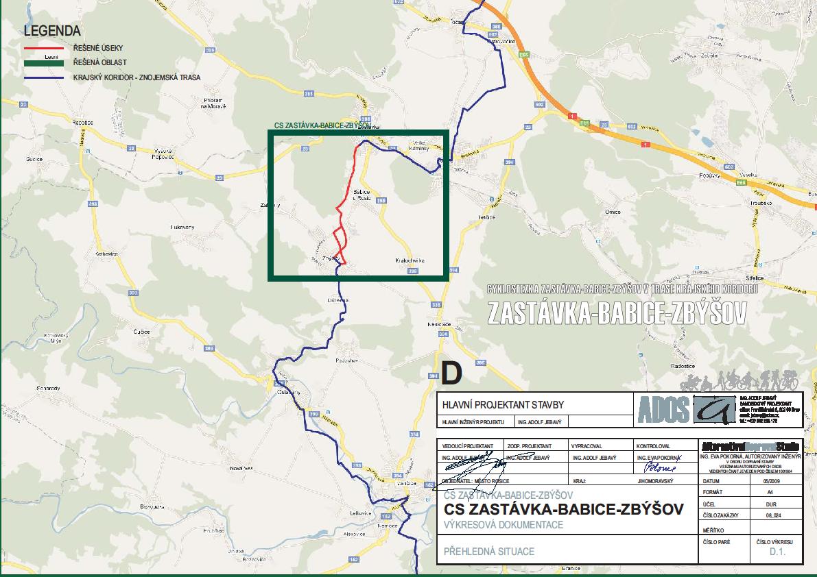 Projekty MIKROREGIONU realizované v roce 2010 Cyklostezka permoníků Bude navazovat na páteřní cyklostezku vedoucí z Brna do Znojma přes