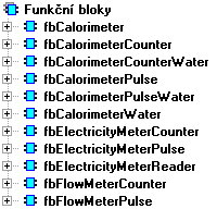 6 FUNKČNÍ BLOKY V knihovně EnergyLib jsou definovány následující funkční bloky: Funkční blok fbelectricitymeterreader fbelectricitymeterpulse fbelectricitymetercounter fbflowmeterpulse