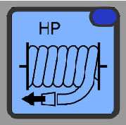Hlavní vypínač Symbol TABULKA Č. 1 Poloha Popis funkce vypínače I Zapne se napájení ovládacího panelu čerpadla. Aktivují se hladinoměry "VODA" a "PĚNIDLO". 0 Vypne se napájení el. proudu v panelu.