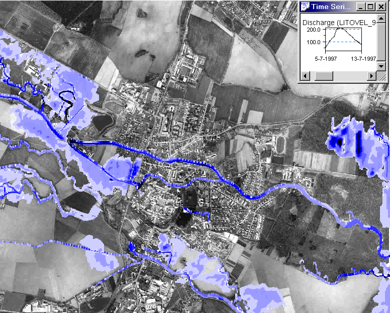 Simulation of flood