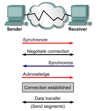 TCP/IP Transportní vrstva Transportní vrstva přenáší data mezi aplikacemi zdrojového a cílového zařízení. Mnoho těchto aplikací je uživatelům důvěrně známo.