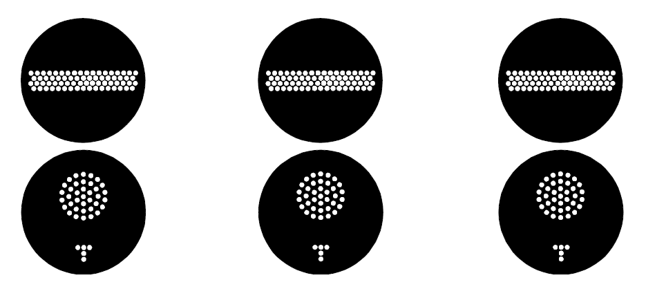 4 Signál Příprava k odjezdu vlevo, Příprava k odjezdu přímo a Příprava k odjezdu vpravo znamená pro signalizovaný směr možnost pro řidiče stojícího vlaku připravit se k jízdě a pro řidiče jedoucího