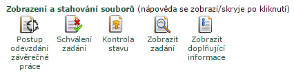 Odevzdání závěrečné práce 1. Přihlaste se do Osobní administrativy UIS. Pro odevzdání Vaší závěrečné práce zvolte v základní nabídce v modulu Moje studium možnost Portál studenta. 2.