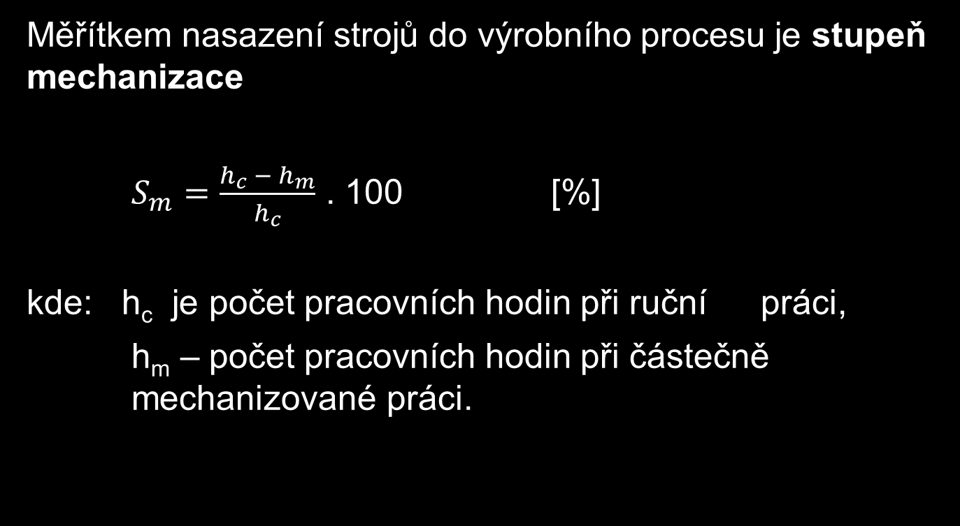 2. Mechanizace a