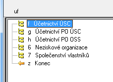 Rok 2010 pohled na aktuální data Účetní doklady soubory uponrrmm