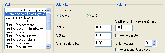 Vybereme typ stěny L-tvar pravý. Délka stěny 1 bude 3500 a Délka stěny 2 bude 4000. Materiál stěn bude A_1-1 a Materiál podlahy bude B_1-12. Dialog se ukončí kliknutím na zelený háček.