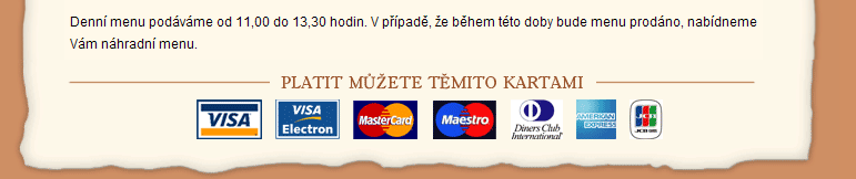Můžete jíst venku. ANO NE 2. V restauraci vaří česká jídla i jídla z jiných zemí. ANO NE 3. Denní menu si můžete dát do půl druhé.