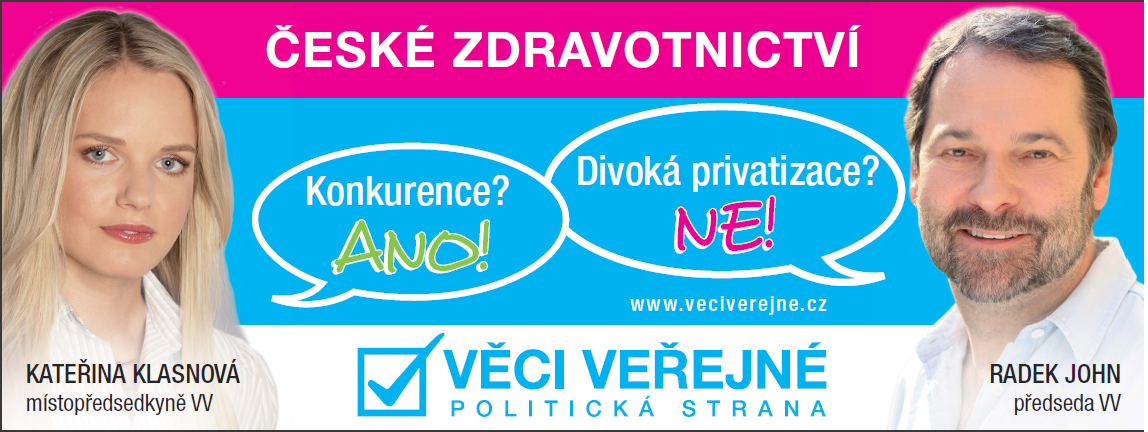 Věci veřejné reforma zdravotnictví Konkurence ve zdravotnictví ANO,