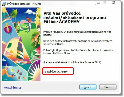 Instalace aktualizace 4 bezpečnostní hlášení, které je nutné potvrdit. Jako první je zobrazeno okno pro výběr jazyka instalace.