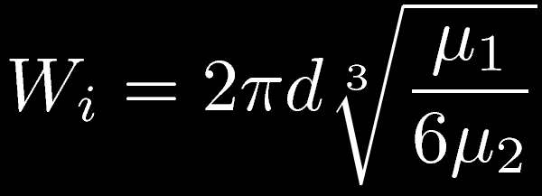Zjednodušené odvození Biot-Rambergovy rovnice Rezistence může být rozdělena na dvě části: 2π 2 µ1d 3e&x Fint = 3Wi 2ex (snaha snížit rezistenci vede k maximalizaci vlnové délky) Fext = µ2wi e&x π ex