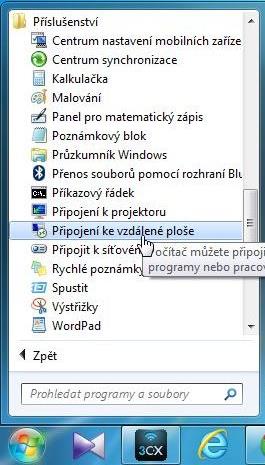 b) Připojení s RDP souborem Postupujte podle těchto kroků: přesuňte se do složky v Průzkumníku