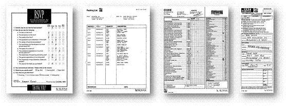 indexy Pro vytěžování se používají technologie OCR, ICR nebo Bar Code Recognition Pro identifikaci se používá zónové čtení, kontextové vyhledávání apod.