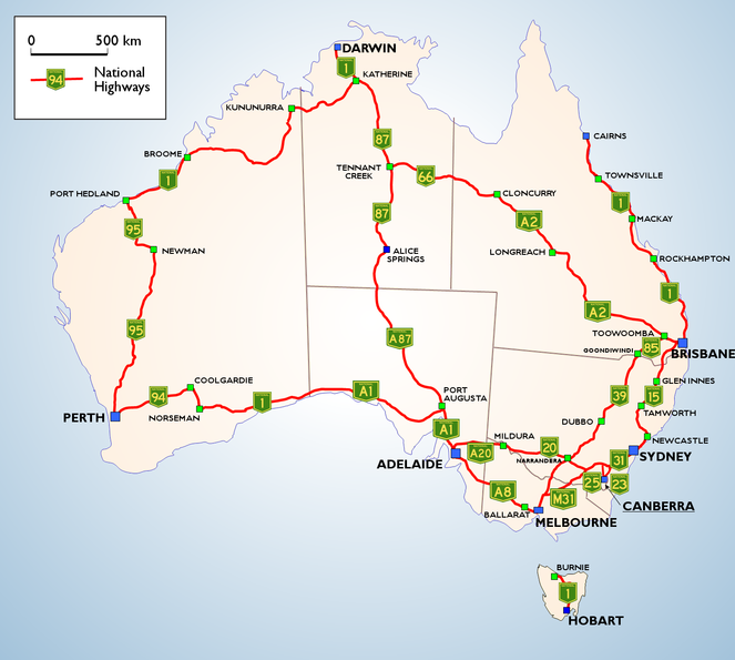 FO53EF4: Cesty po Austrálii Několik bohatých přátel se dohodlo, že uspořádají automobilový výlet po dálnici v jižní Austrálii, z okraje Perthu až na hranici města Adelaide.