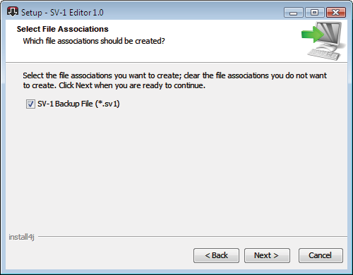 Instalace software Instalace SV-1 Editoru 9 5. Kliknutím na Cancel zastavíte instalační proceduru a a objeví se varování. Kliknutím na Yes instalaci zastavíte, nebo na No ji obnovíte a pokračujete. 6.