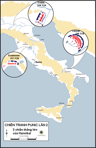 Druhá punská válka Už na začátku války Hannibal překvapil. Řím čekal útok z moře, ale on to vzal přes Alpy i za cenu velkých ztrát vojáků a slonů.