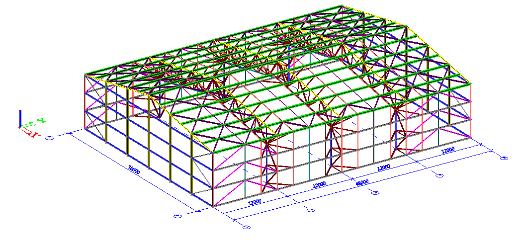 DAVID HELLEBRAND STATICKÝ VÝPOČET 2013 1 GEOMETRIE KONSTRUKCE 1.