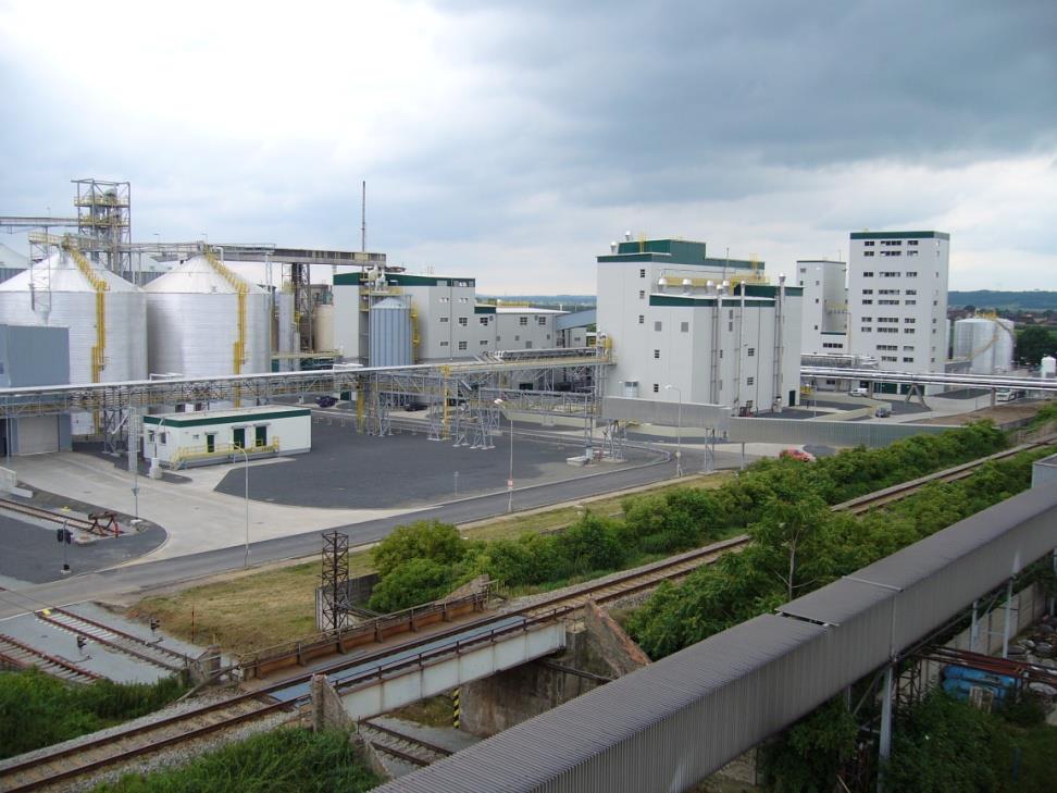 Výstavba jednotky Areál průmyslové chemie v Lovosicích