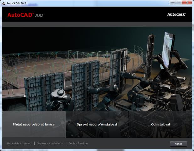 Klikněte na Autocad a dejte odinstalovat a dejte Přidat nebo odebrat Funkce a zatrhněte Express Tools.