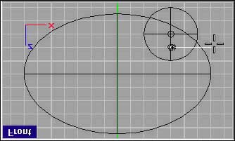 Tím umístíte šestiúhelník na plochu ráfku. 4 Na výzvu Radius zadejte.25 a stiskněte Enter. V pohledu Front jsme si model trochu přiblížili.
