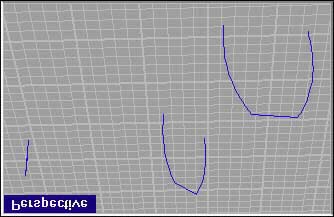 Potažení křivek plochou Potažením vytvoříte plochu, která hladce prochází vybranými obrysovými křivkami.