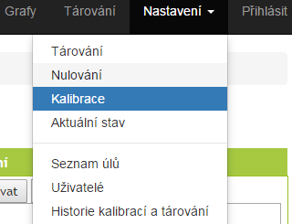 7. Nastavení MEDOVÁHY 7.1 Seznam úlů Po sestavení komponentů Medováhy a zjištění její IP adresy zadejte tuto adresu do internetového prohlížeče. Pak v menu Nastavení zvolte Seznam úlů.