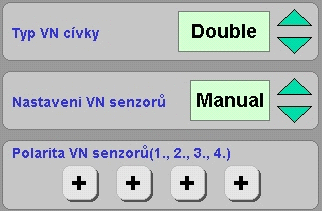 Kap. II - Multi-Diag Motortester (6) Citlivost: nastavuje se citlivost vstupu záţehového nebo tlakového snímače.