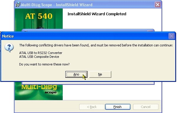 Následující série obrázků pochází z instalačního průvodce pro operační systém Windows XP. Pro Windows Vista je průvodce obdobný, avšak s trochu pozměněným vyobrazením: Obr.