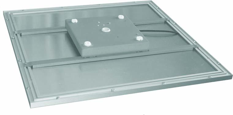 6 LED panel MODUS Q LED OSRAM DURIS 5 Q Varianty: A..čtverec 600 x 600 B..obdélník 600 x 300 C..obdélník 1200 x 300 D.