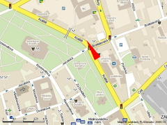 č.3 Štítová plocha - Koliště 35, Brno Koliště 35, Brno š = 11 x v = 14m, 240m2 - atyp Osvětlená reklamní malba Centrum,