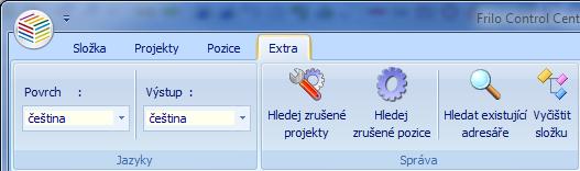 3.2 Projekty Nový projekt založí nový projekt Zrušit smaže projekt i pozice v něm Přejmenovat změní označení projektu Vlastnosti zobrazí vlastnosti Jištění - Projekty zajistit vytvoří záložní archiv,