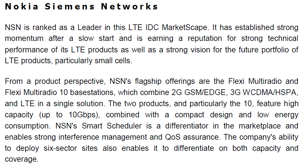 Musíme se pochlubit: NSN LTE Smart Scheduler ohodnocen jako nejlepší Nokia